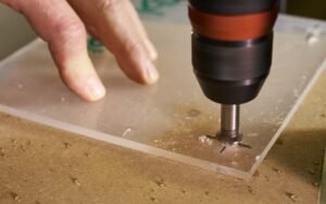 drilling acrylic sheet