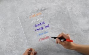 dry erase acrylic sheet